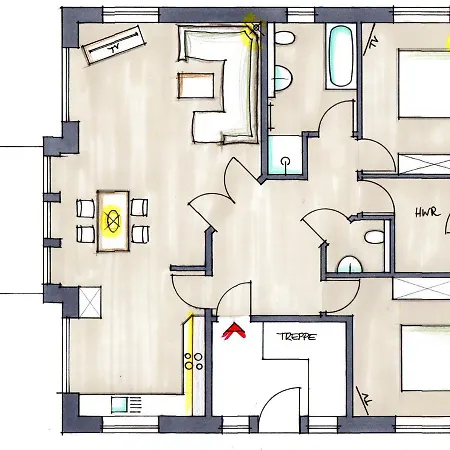 Kanalblick Ausguck Apartament *